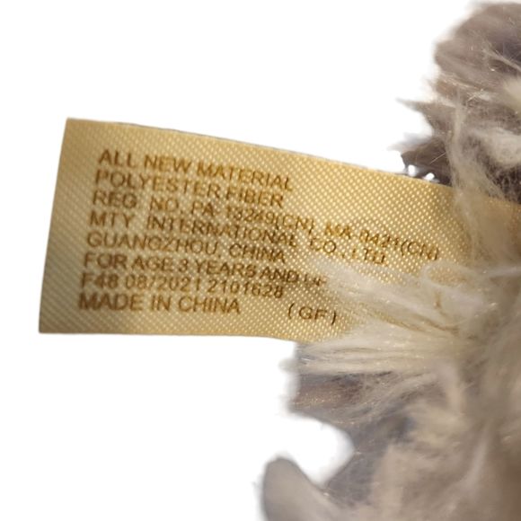 Dan Dee Husky Dog Stuffed Animal Plush with Red Ribbon with White Hearts 7" - Picture 8 of 9